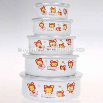 High quality as sublimation bowl Enamel coating enamel bowl